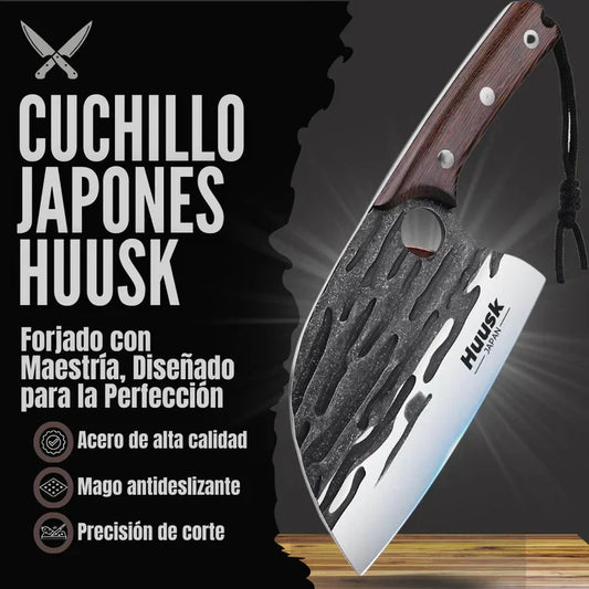 CUCHILLO JAPONES SPARTA: 100% FORJADO A MANO