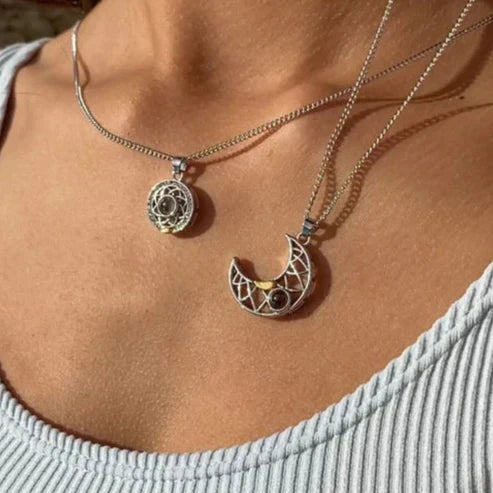 COLLAR SOL Y LUNA 100 IDIOMAS