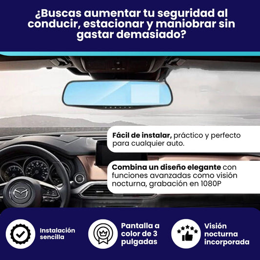 ESPEJO RETROVISOR CON CAMARA