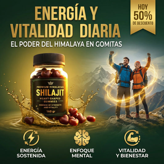 Shilajit Gummies – Energía, Potencia y Salud Masculina